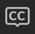 Closed captions icon